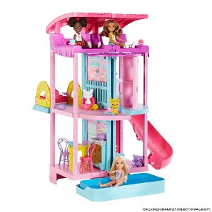 Mattel Barbie Barbie Chelsea dům se skluzavkou