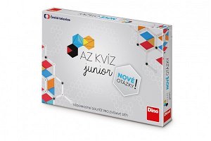 Dino AZ Kvíz Junior Nové otázky společenská hra v krabici 33,5x23x4cm