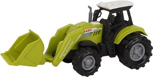 Farm Service Traktor se lžící 1:43 se zvukem a světlem