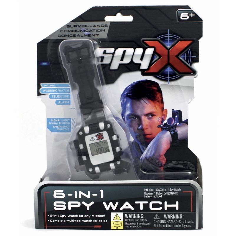 SpyX Špionážní hodinky 6v1