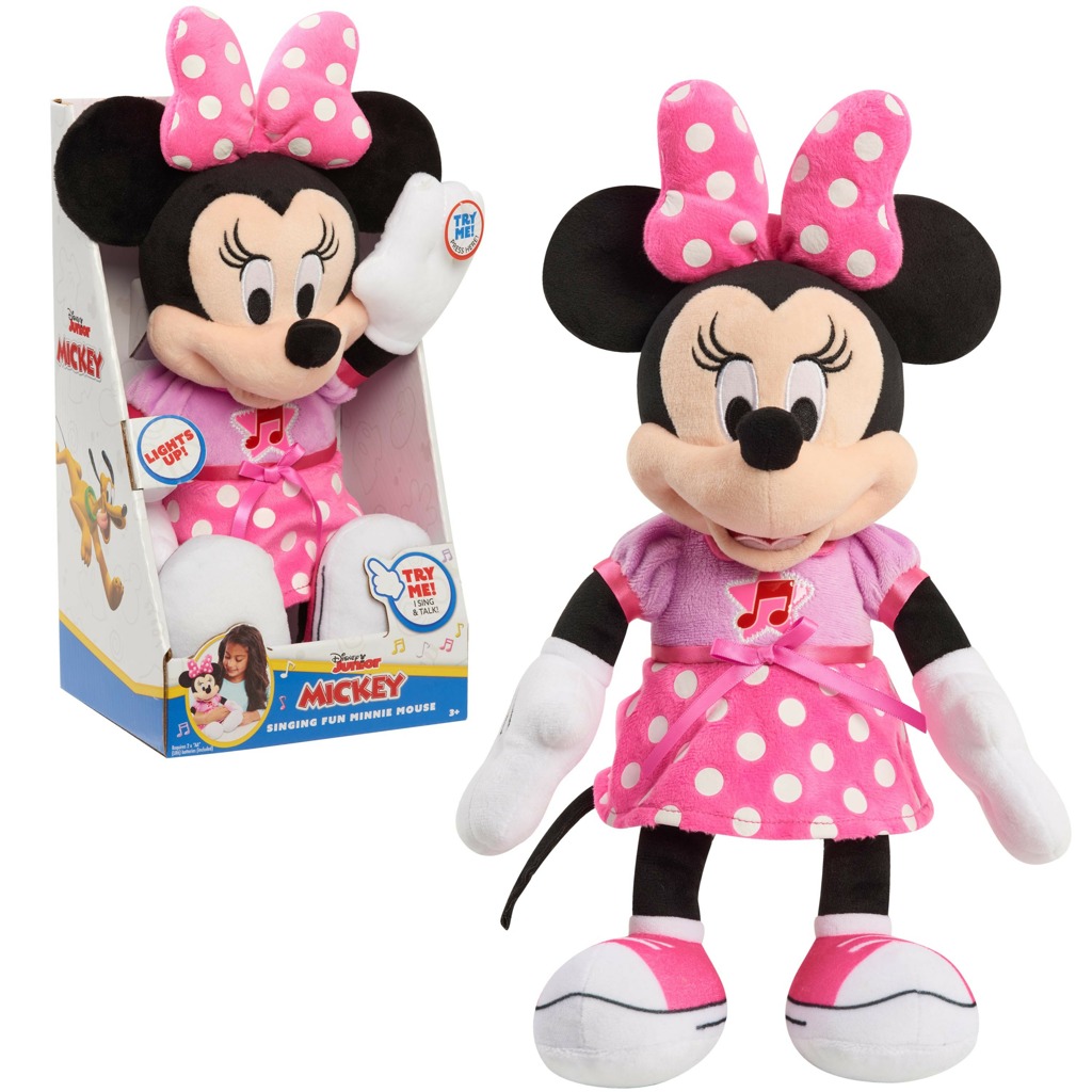 Alltoys Just Play Mickey Mouse zpívající plyšák-Minnie