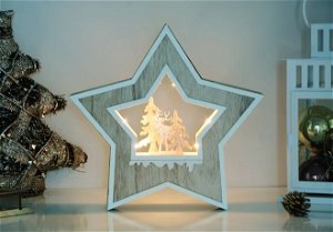 Giftee Svítící hvězda - vánoční dekorace