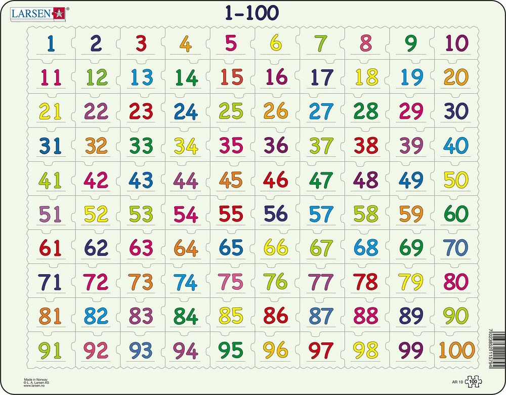 Larsen Puzzle 1 - 100 100 dílků