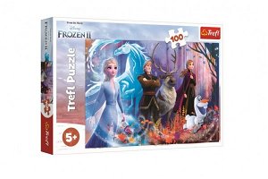 Trefl Puzzle Ledové království II/Frozen II 100 dílků 41x27,5cm v krabici 29x19x4cm