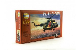Směr Model Mil Mi-8 SAR 1:72 25,5x29,5 cm v krabici 34x19x6cm