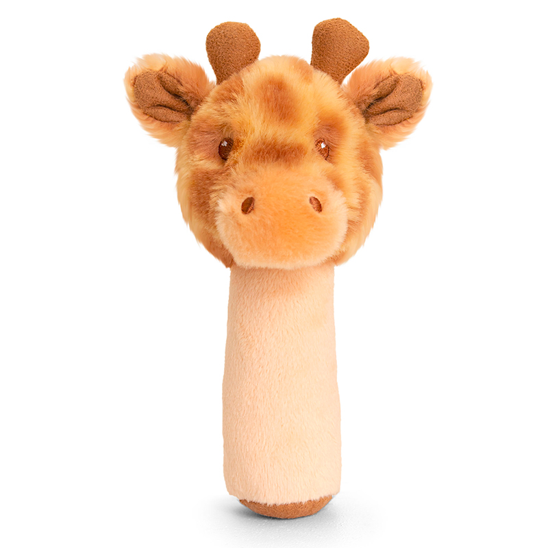 Sparkys Plyšové chrastítko žirafa 14 cm