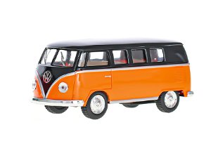Mikro Trading Autobus VW Classical 1962 1:32 13cm kov zpětný chod Barva: Oranžová