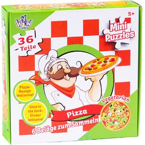 Alltoys Puzzle mini Pizza 6 různých motivů 36 dílků