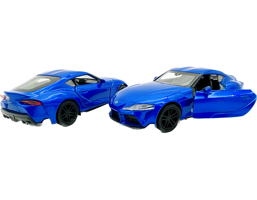 Auto Welly Toyota Supra kov 12cm Barva: Modrá