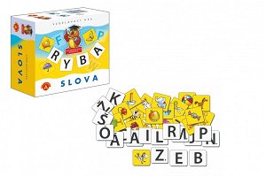 PEXI Slova didaktická společenská hra v krabičce 13,5x12,5x6cm