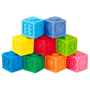 Play Go Měkké kostky pro nejmenší, set 9 ks, skladem