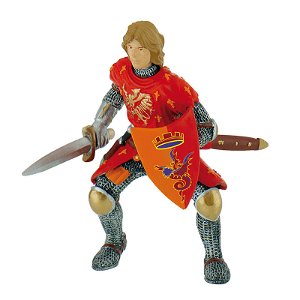 Bullyland - Princ s mečem červený