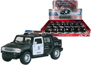 Sparkys Kovový model - Hummer H2 SUT Police 1:40 2005