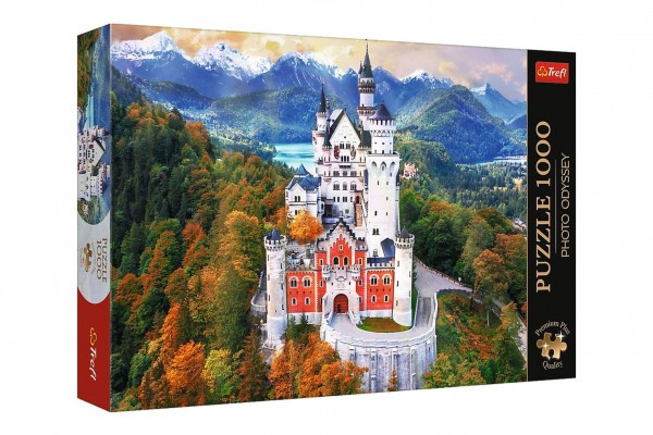Trefl Puzzle Premium Plus - Photo Odyssey:Zámek Neuschwanstein,Německo 1000 dílků 68,3x48cm v krab 40x27cm