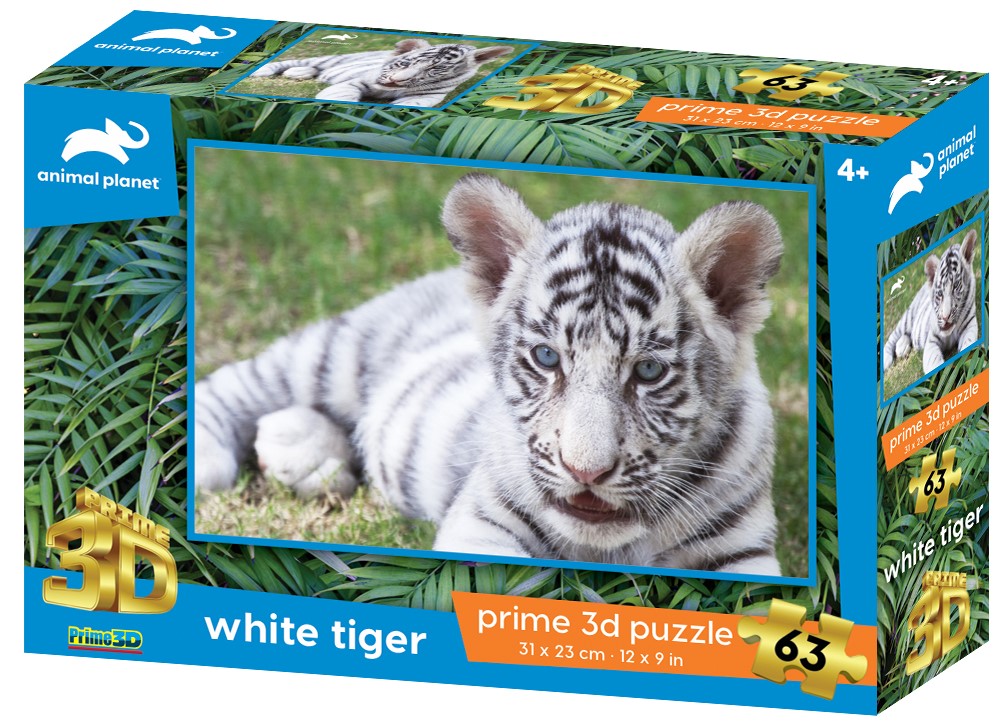 Sparkys Bílý tygr 63 dílků 10711