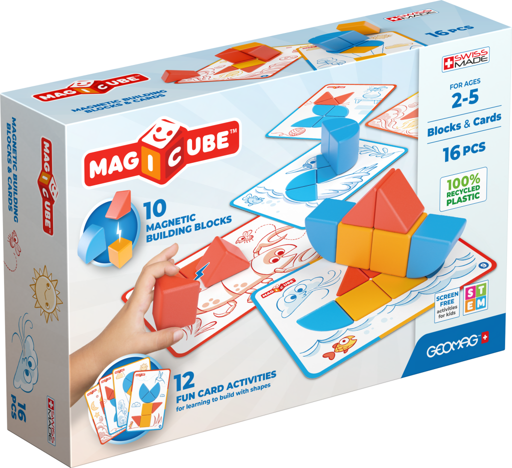 Geomag Magicube Blocks&Cards 16 dílků