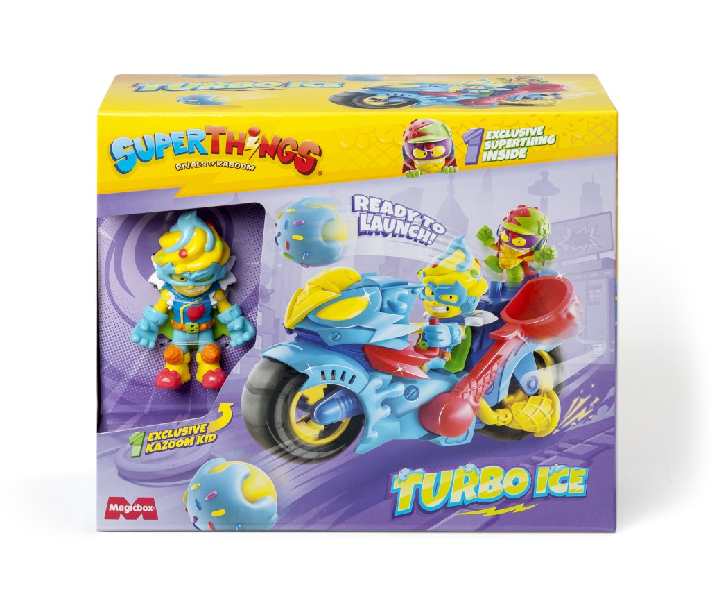 Alltoys Figurka Superthings S Super rychlý motocykl Turbo Ice