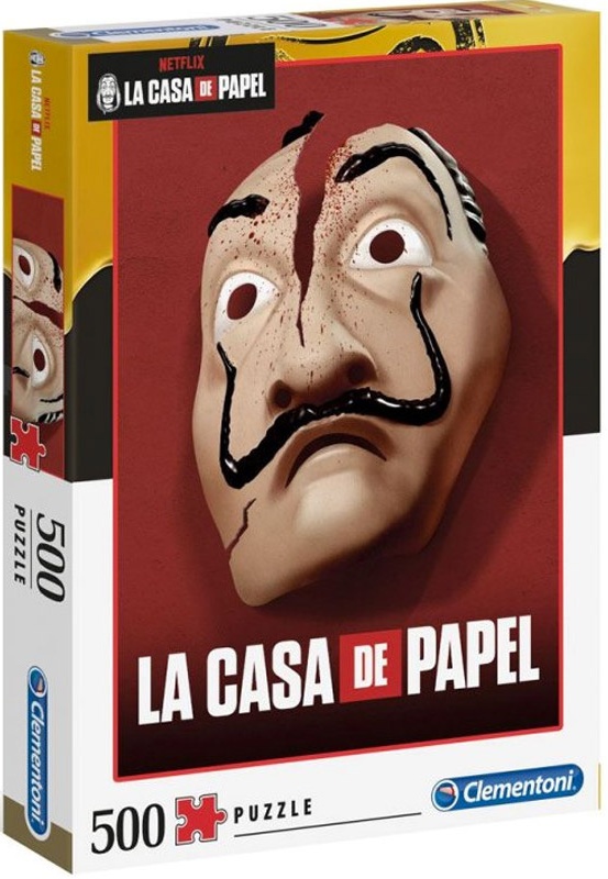Sparkys Puzzle 500 Netflix: Papírový dům - Maska