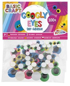 Craft Creative Nalepovací očíčka barevná