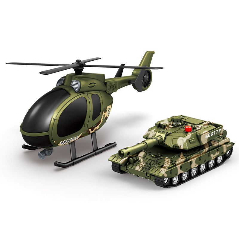 Sparkys 1:14 Vojenský set vrtulník + tank