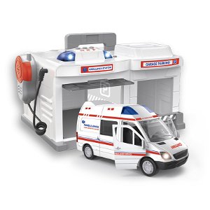 SPARKYS - Kufřík garáž Ambulance 1:32