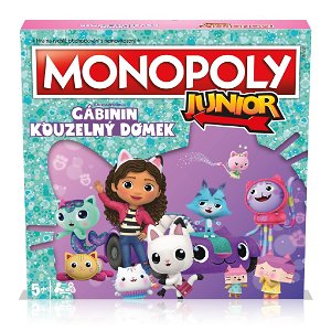 Alltoys Společenská hra Monopoly Junior Gábinčin kouzelný domeček