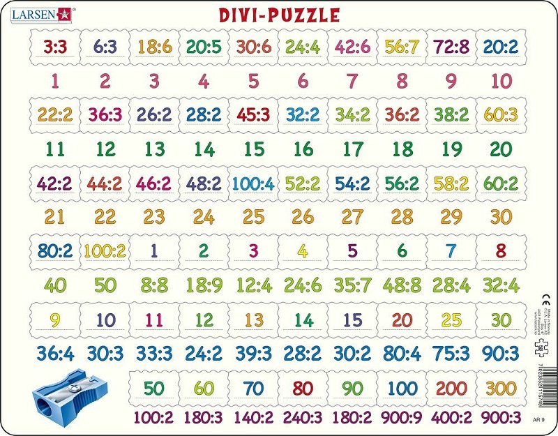 Larsen Puzzle Dělení 81 dílků