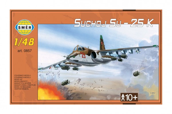 Směr Model Suchoj SU-25 K 1:48 v krabici 35x22x5cm