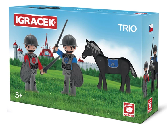 Efko Igráček Trio Dva rytíři a černý kůň