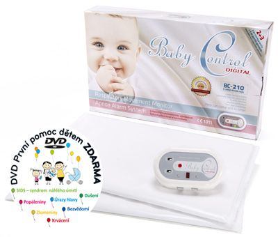 Monitor dechu Baby Control Digital 210 - dvě senzorové podložky