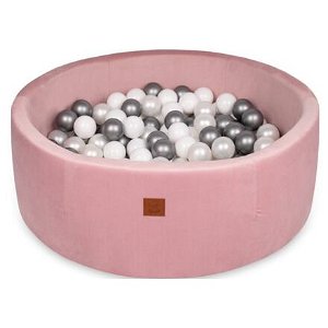 Infantilo Bazének s kuličkami Velvet růžový