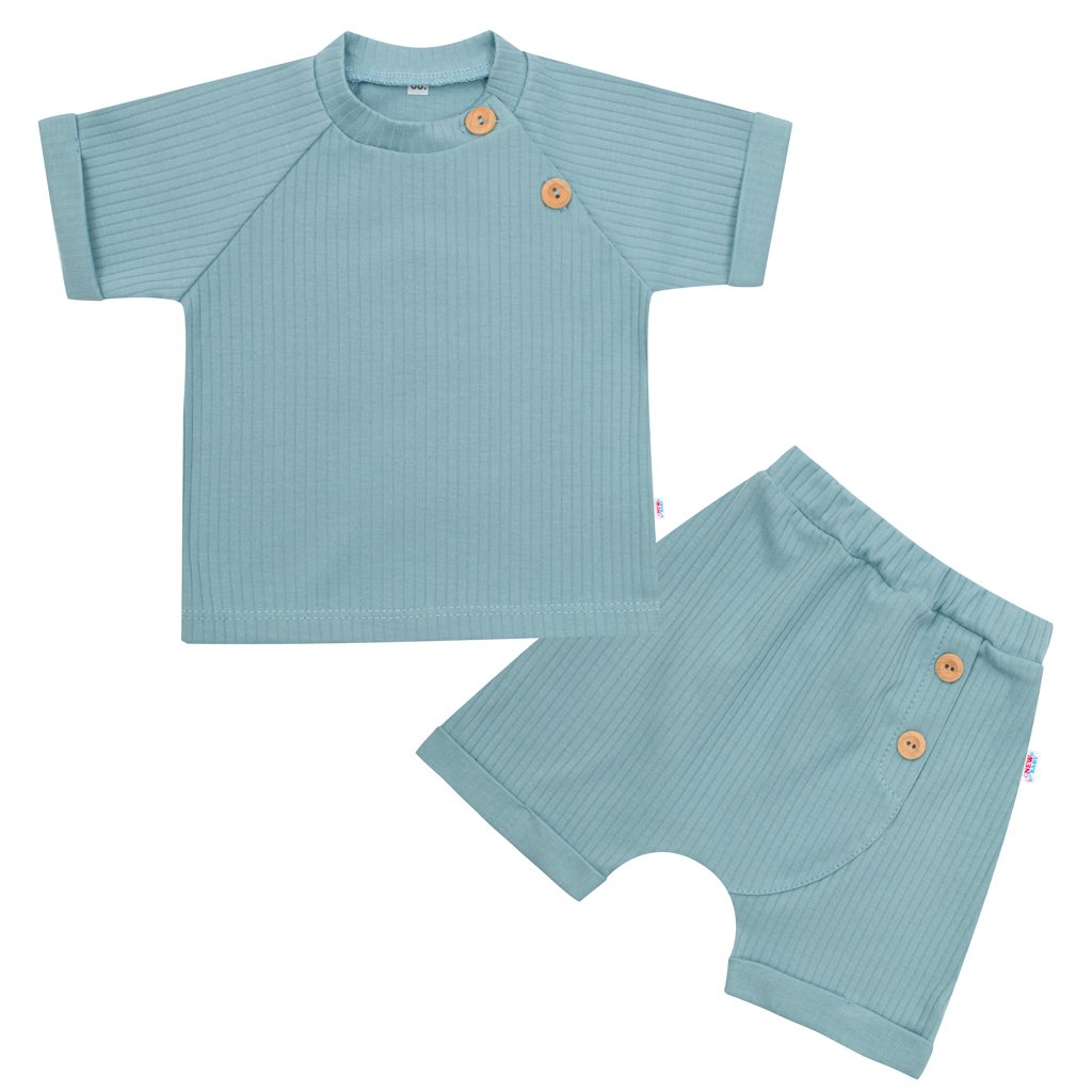 Kojenecká letní souprava tričko a kraťásky New Baby Practical, vel. 62 (3-6m)