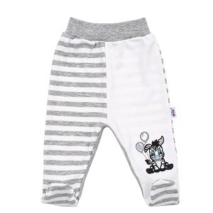 Kojenecké bavlněné polodupačky New Baby Zebra exclusive, vel. 80 (9-12m)