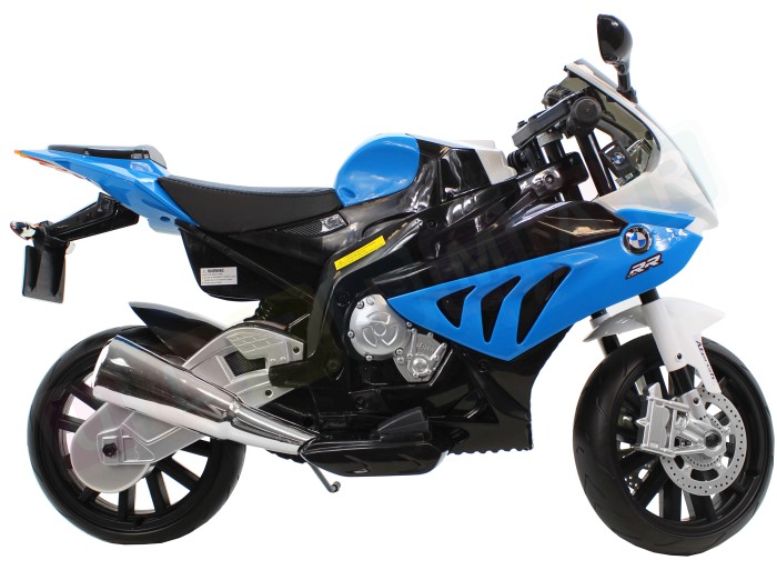 Tima Dětská elektrická motorka BMW S1000 RR modrá JT528