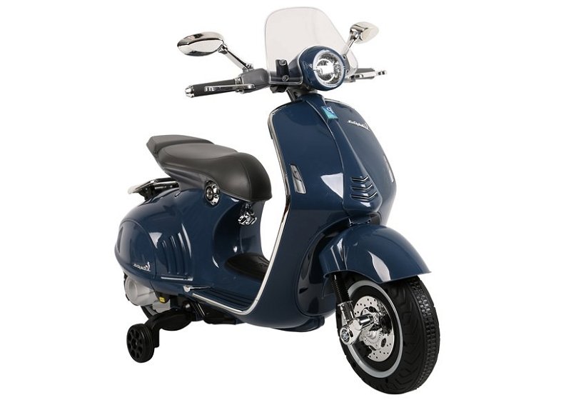 Tomido Dětská elektrická motorka Vespa GTS 300 modrá 5352