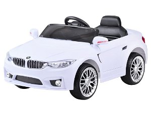 Tomido Dětské elektrické autíčko BETA bílé PA0185