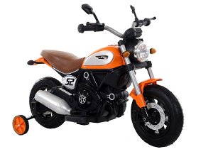 Dětská elektrická motorka Shadow oranžová 4778