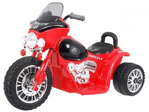 Tomido Dětská elektrická motorka Harley 6V červená PA.JT568.CR