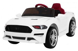 Dětské elektrické autíčko Mustang GT - bílé
