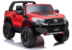 Elektrické autíčko Toyota Hilux  - lakovaná červená