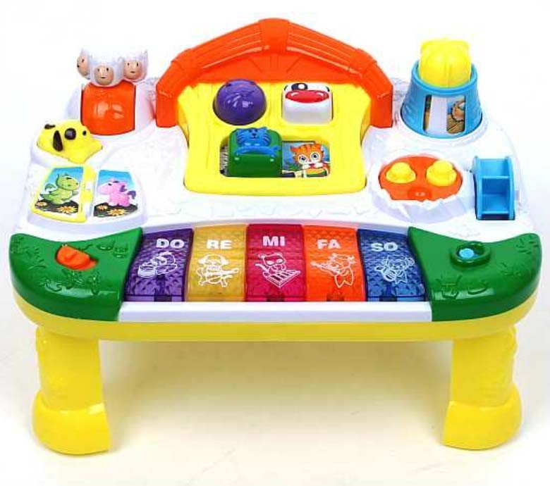 Dětský hrací stolek – farma