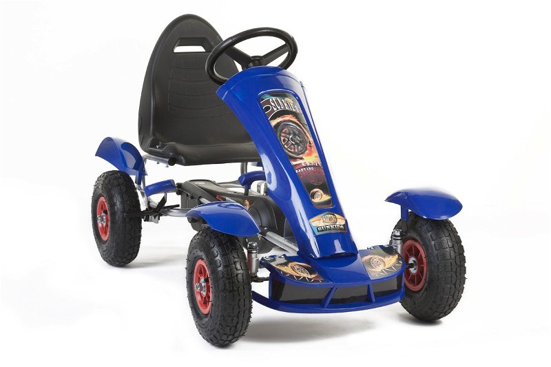 Šlapací čtyřkolka Go-Kart F618 - modrá