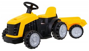 Elektrický traktor s přívěsem TR1908 - žlutý