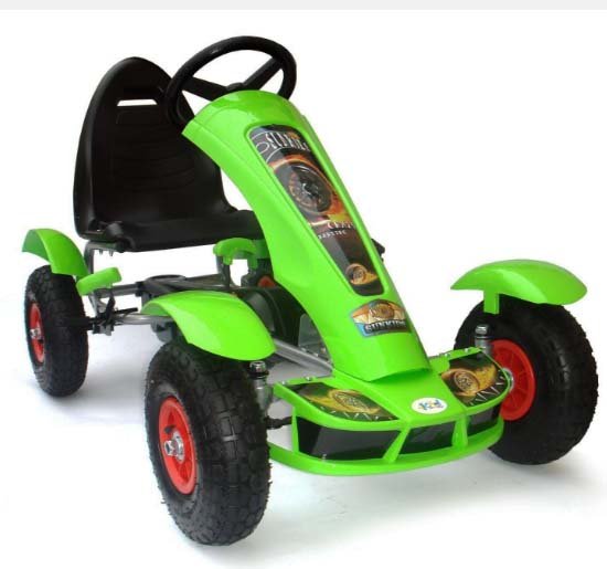 Šlapací čtyřkolka Go-Kart F618 - zelená