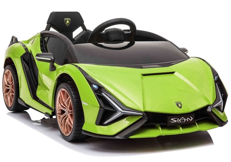 Elektrické autíčko Lamborghini Sian - zelené
