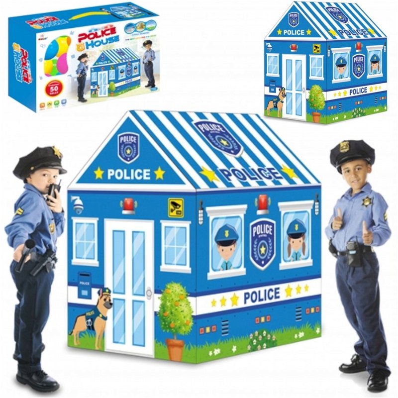 Dětský stan Policie s podlahou