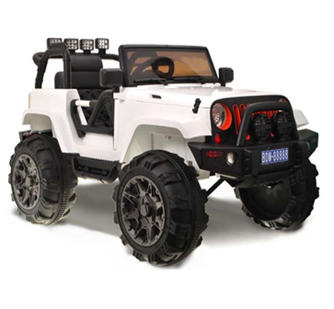 iMex Toys Elektrické autíčko džíp wrangler 2.4GHz - bílé