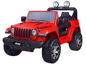 Elektrické autíčko Jeep Wrangler Rubicon - červené