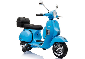 Dětská elektrická motorka Vespa - modrá