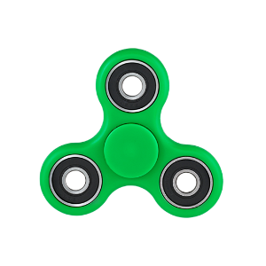 Fidget Spinner 7cm - zelený